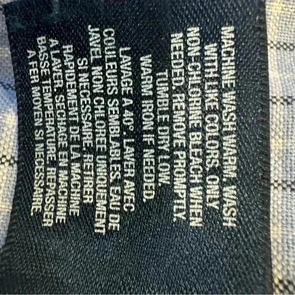 NWOT Ralph Lauren boys blue plaid button down shirt size medium - Picture 7 of 9